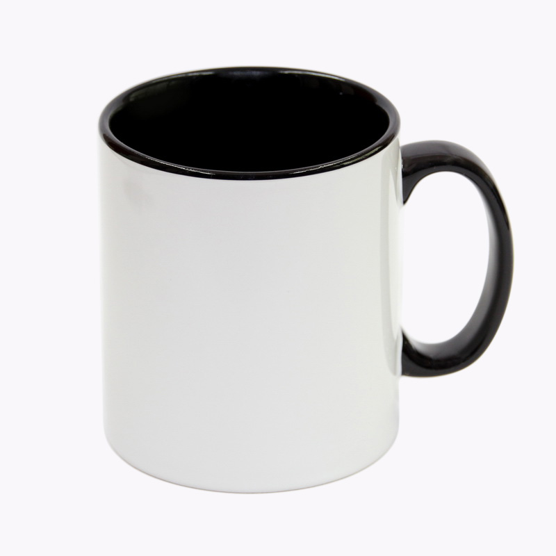 10oz wycombe mug black Dye sublimation